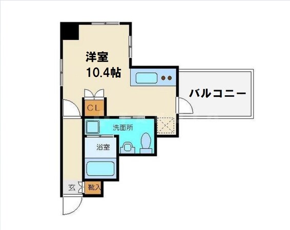 ヴィラタワー谷町の物件間取画像